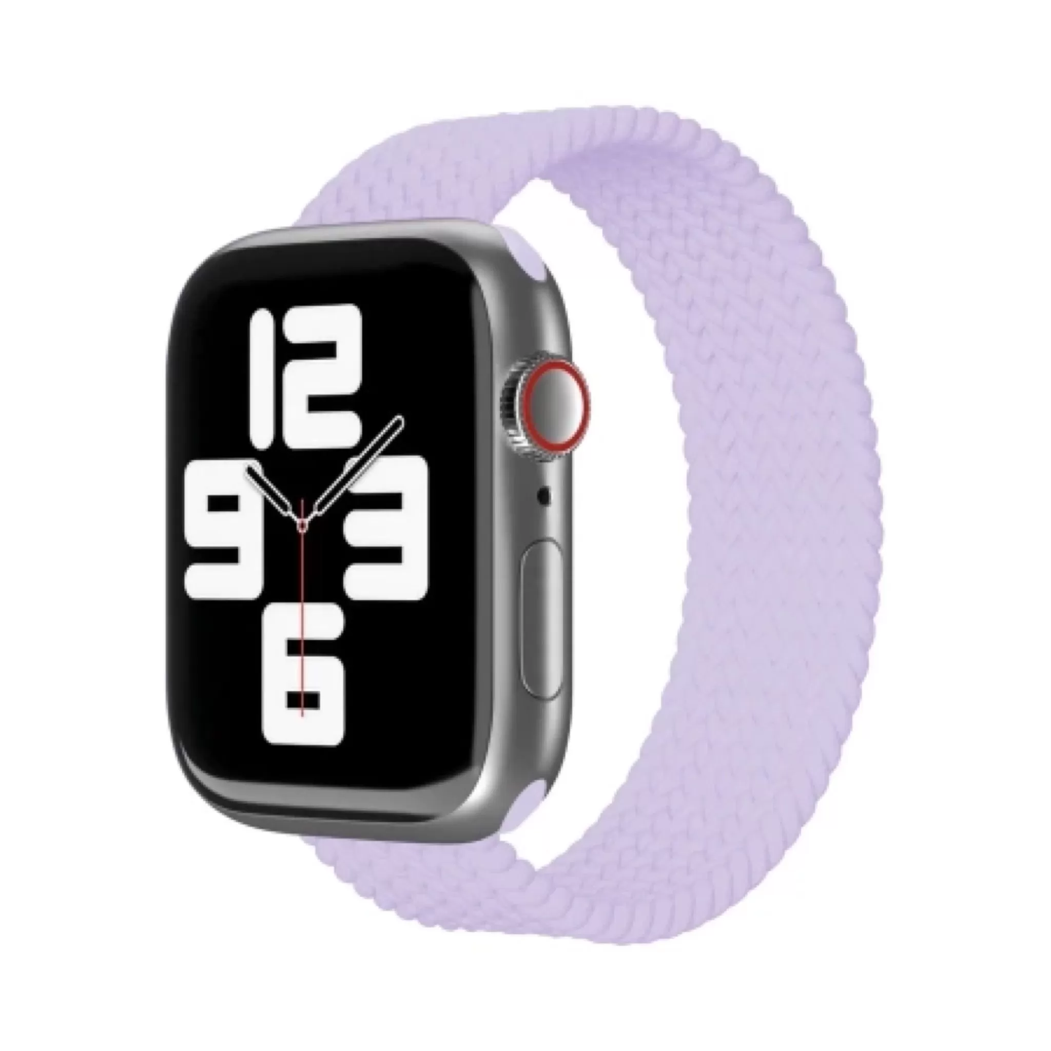 Ремешок нейлоновый плетёный "vlp" для Apple Watch 38/40/41, S/M, 2шт, сиреневый