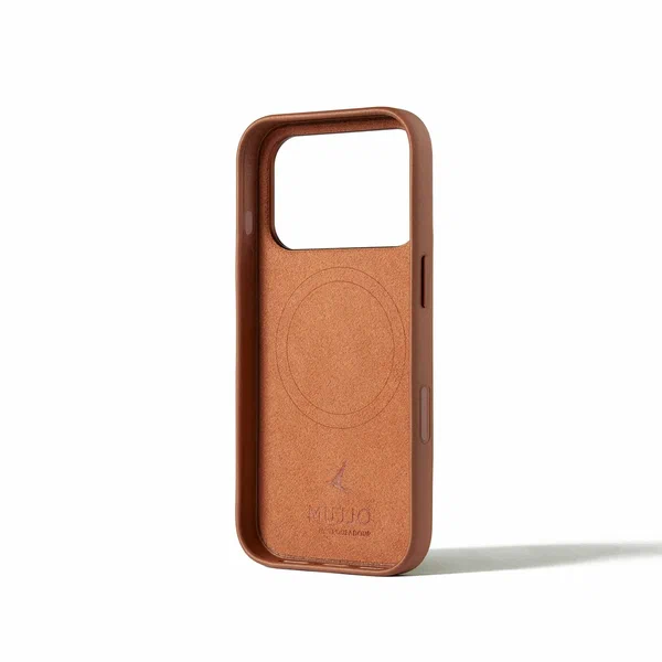 Чехол Mujjo Wallet Leather для iPhone 17 Pro Max, песочный